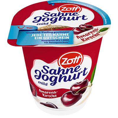 Zott Sahne Joghurt mild Classic Himbeere